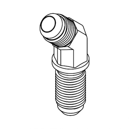 Tompkin Rods Tompkins Hydraulic Fitting-Stainless06MJ BULKHEAD UNION 45-SS SS-2702 ...