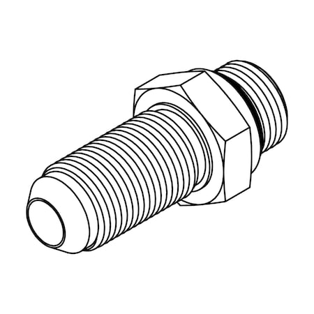 Tompkin Rods Tompkins Hydraulic Fitting-Steel06MJ-06MB BH STR 2709-06-06 | Zoro