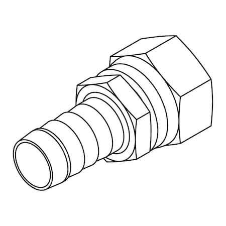 Tompkin Rods Tompkins Hydraulic Fitting-Steel24HB-24FJX 4445-24-24 | Zoro