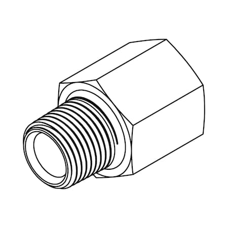Tompkin Rods Tompkins Hydraulic Fitting-Restricted2MP-2FP-R.031-BZ RST5405-02-02-R ...