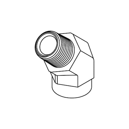 Tompkin Rods Tompkins Hydraulic Fitting-Steel24MP-24FP 45 5503-24-24 | Zoro