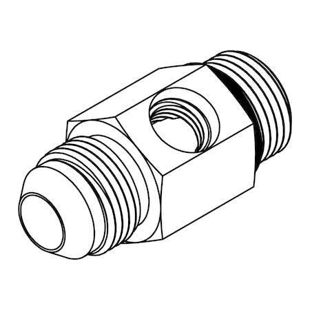 Tompkin Rods Tompkins Hydraulic Fitting, Steel12MJ-12MB-ADJ-04FOR-GAUGE PORT GP6400 ...