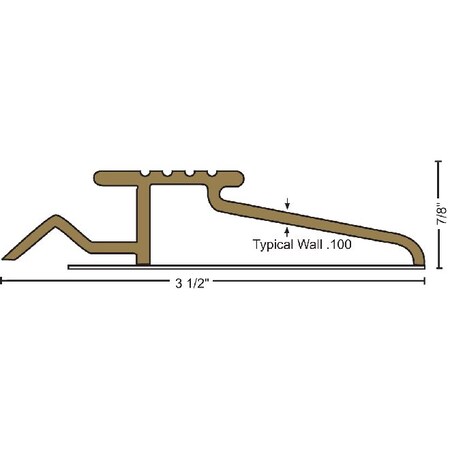 National Guard 36" Architectural Bronze Interlocking Threshold ...