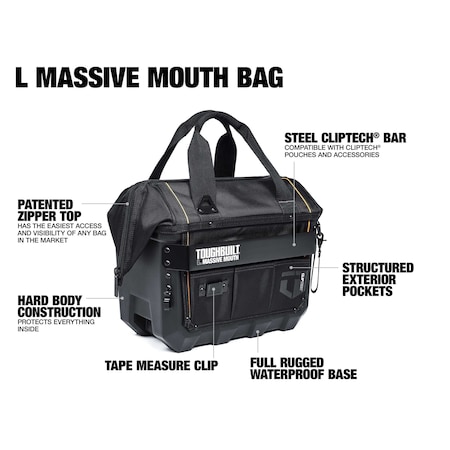 Toughbuilt Large Massive Mouth TB-CT-62-16A | Zoro