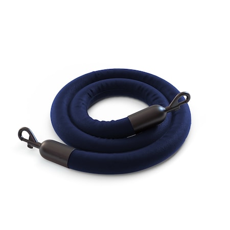 Montour Line Naugahyde Rope Dark Blue With Black Snap Ends 8ft.Cotton ...