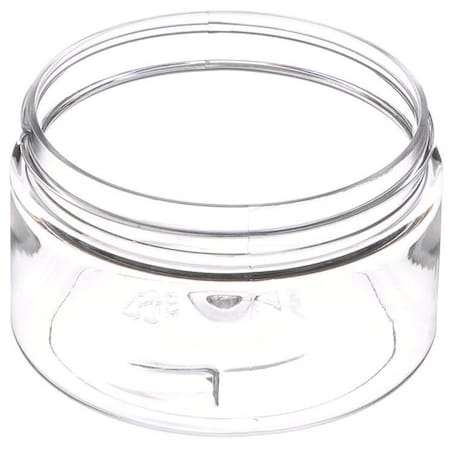 Tricorbraun 4 oz Clear PET Plastic Round Low Profile Jar- 70-400 Neck Finish 023174