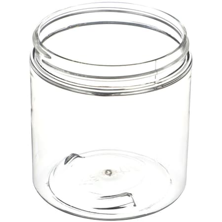 Tricorbraun 8 oz Clear PET Jar Round- 70-400 Neck Finish 026034