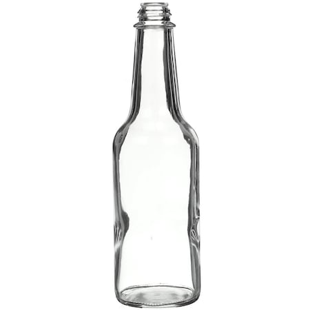 Tricorbraun 10 Oz Glass Long Neck, Round, Flint, 24-414 Tall Sauce, Woozy 089795