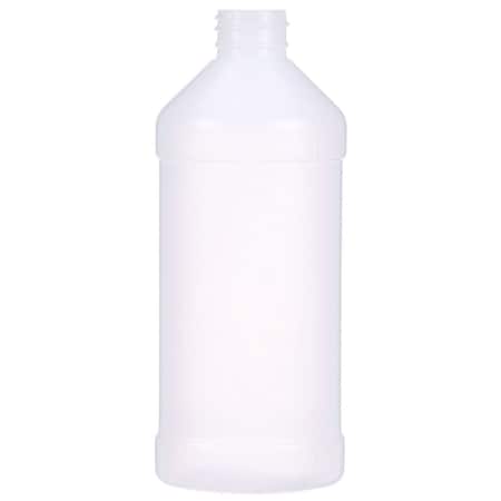 Tricorbraun 16 oz Natural HDPE Plastic Modern Round Bottle- 28-410 Neck Finish 028032