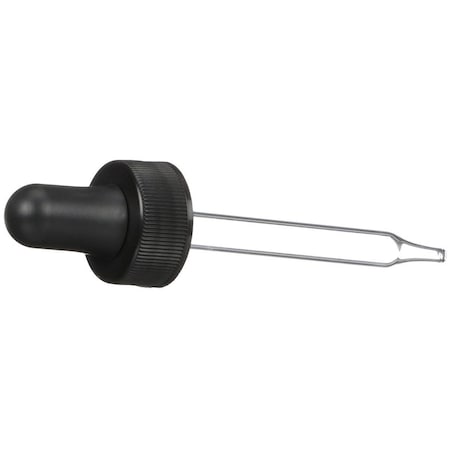 Tricorbraun 20-400 Black  P/P Dropper Assembly Closure, Black Sr20 0.8Cc Rubber Bulb, 7 X 76Mm 001308