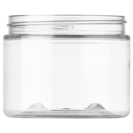 Tricorbraun 6 oz Clear PET Plastic Straight Sided Jar- 70-400 Neck Finish 134673
