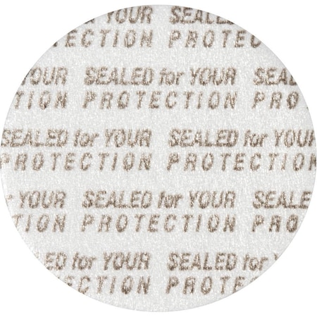 Tricorbraun 33Mm 0.02 Mm White Pressure Sensitive Pre-Cut Liner Printed Black Print 600231