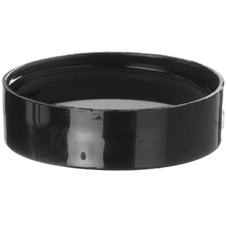 Tricorbraun 38-400 Black  P/P Continuous Thread Closure, P/E Foam .035 025 Plain, Smooth Skirt, Smooth Top 084951