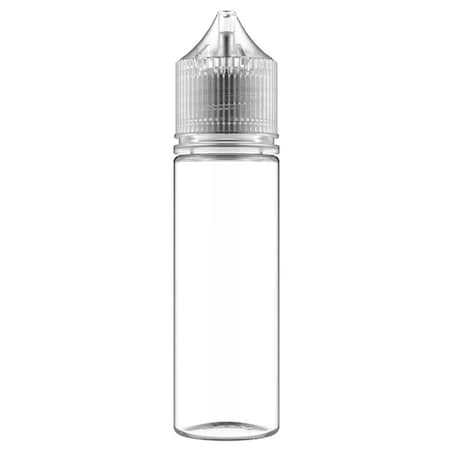 Tricorbraun 50 Ml Pet Cylinder Clear, Round, Special , Nozzle, Natural Crc/Te Cap With Breakaway Band 137653