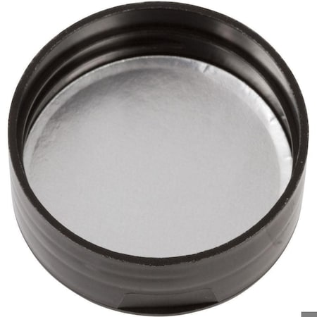 Tricorbraun Black P/P Dispensing, Flip Top Closure, Round, Land Smooth Skirt 089831