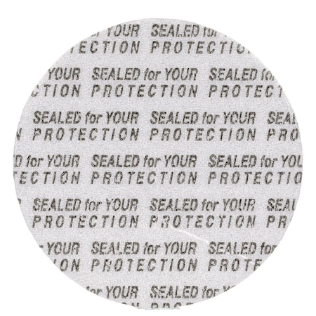 Tricorbraun 43Mm 0.02 Mm White Pressure Sensitive Pre-Cut Liner Printed Black Sfyp 600233