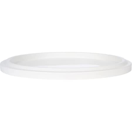 Tricorbraun Hdpe Pail Lid 6Qt / 10Qt / 12Qt Round White 037876