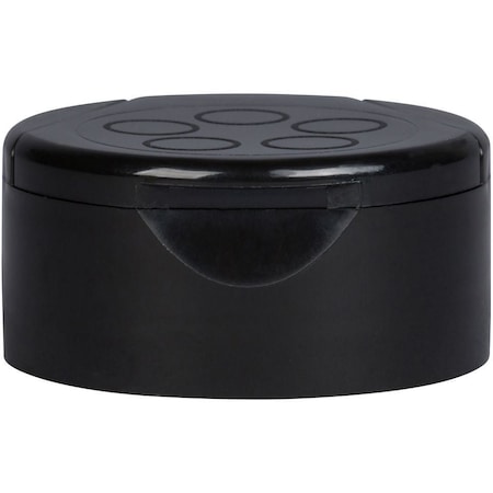 Tricorbraun 43-485 Black P/P Flip Top Closure, 5-Holes.200 Orificefs3-25 .008 C1S.002R1 Printed-Sff 121323