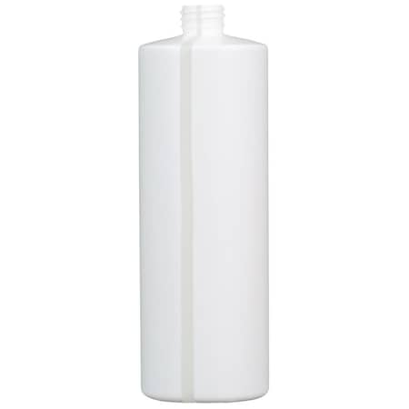 Tricorbraun 32 oz White HDPE Plastic Cylinder Round Bottle- 28-410 Neck Finish 029776