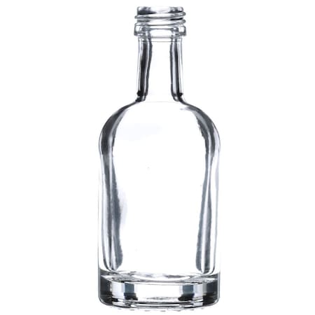 Tricorbraun 50 ml Glass Nordic Liquor Bottle 18mm ROPP Neck Finish, Clear 131427
