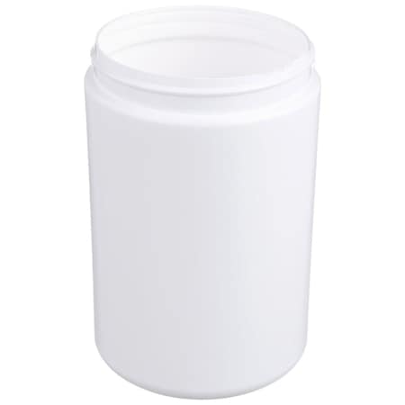 Tricorbraun 25 oz White PP Plastic Straight Sided Jar- 89-400 Neck Finish 029415