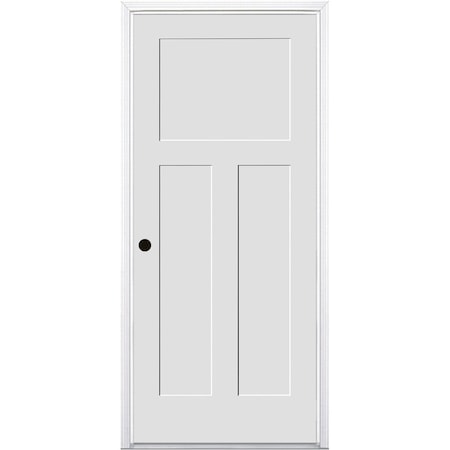 Codel Doors 30"x80"x1-3/4" Primed 3-Panel Mission Interior Shaker 20min ...