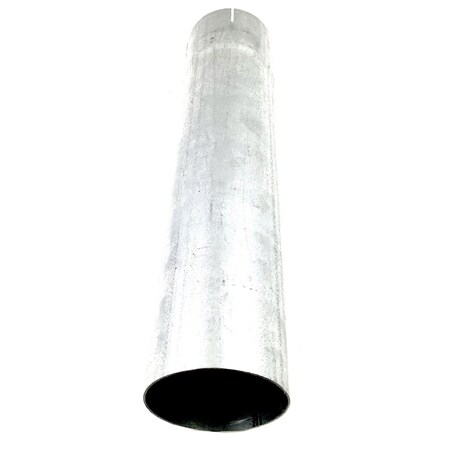 Heavy Duty Mfg Stack Pipe I.D. End - Aluminized Square Cut 1-400-18A | Zoro