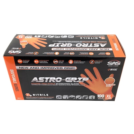 Sas Safety ASTRO GRIP PF, EX NITRLE XL, 66474 66474 Zoro
