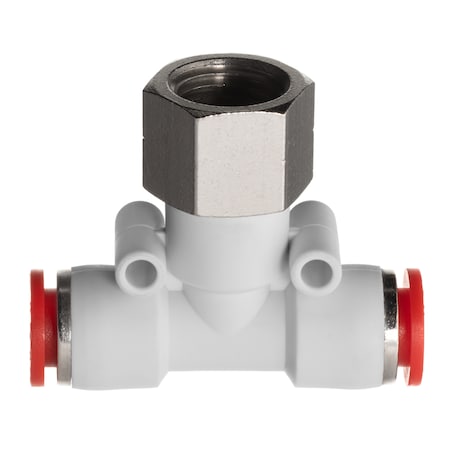 USA Sealing Push to Connect Tube Fitting Tee Connector Nylon Plastic 14mm Tube OD USA Sealing Push to Connect Tube Fitting Tee Connector Nylon Plastic 14mm Tube OD