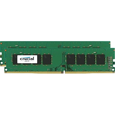 Crucial 32 GB Kit 16GBx2 DDR4 2400 MTs Memory RAM CT2K16G4DFD824A | Zoro