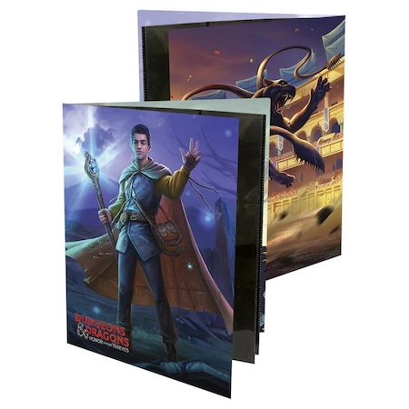 Porta Personaggi D&D Con Adesivi - Honor Among Thieves - Organizzatore Con Tasche Per Schede E Carte Incantesimo