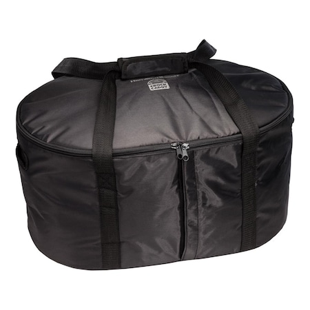 8 qt. Black Plastic Insulated Slow Cooker Bag