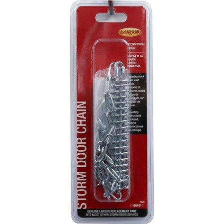 Kit Porta Schermo Per Porta In Acciaio Zincato - Cerniere Con Molla, Gancio E Tirante Per Montaggio Universale, National Hardware N190-751