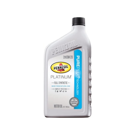 1 qt 0W-20 - Platinum Full Synthetic Motor Oil-, 6PK