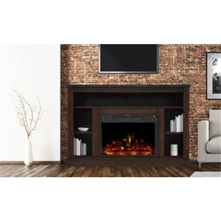 Cambridge Cambridge CAM5021-1MAHLG3 47 in. Seville Electric Fireplace Heater  with TV Stand; Mahogany CAM5021-1MAHLG3 | Zoro