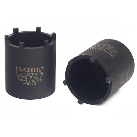 Alltrade Tools Powerbuilt® Spindle Nut Socket 6 Lugs Ford GMC ...
