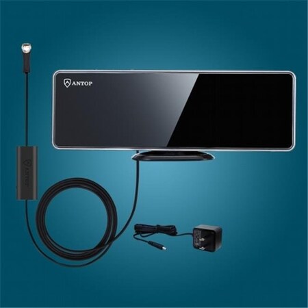 Outdoor TV Antenna, ANTOP HDTV Flat Panel Amplified HDTV Antenna Big