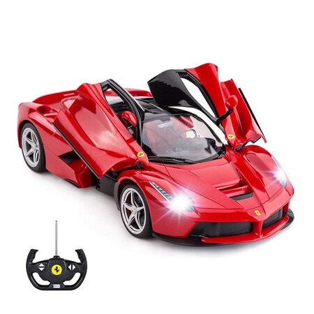 Remote Control Red Ferrari Snag-It 1-14 Scale Ferrari La Ferrari Radio Remote Control R-C Toy Car ...