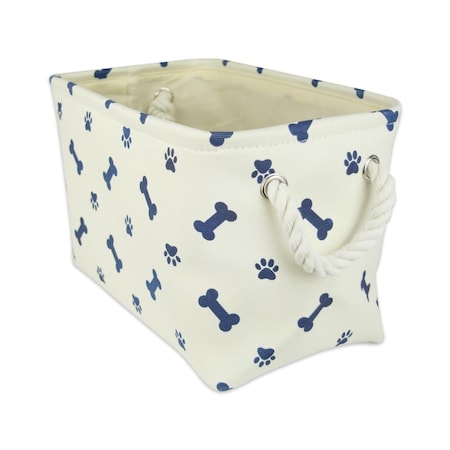 Storage Bin, Polyester, Nautical Blue
