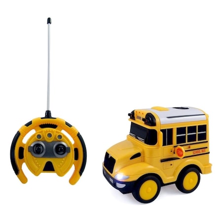 Strategy Agon School Bus Remote Controlled Car Toy for Kids Yellow ...
