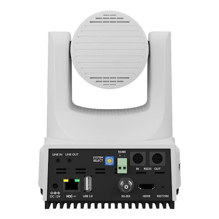 Move 4K NDI-HX PTZ Camera with 12x Optical Zoom, White