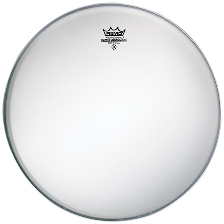 14 in. Ambassador Coated Batter Drumhead