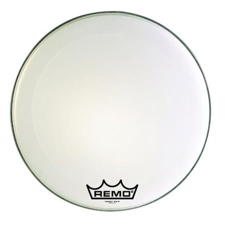 22 in. Powermax Ultra White Marching Bass Drum Batter Head with Crimplock