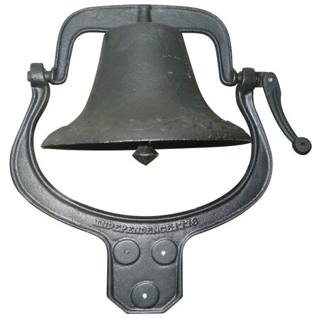 Yard Tuff Large Cast Iron Farm Bell YA316326 | Zoro