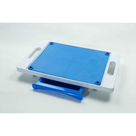 Karving King 20 x 12 in. Dripless 2 in 1 System Cutting Board, Blue KK1 ...