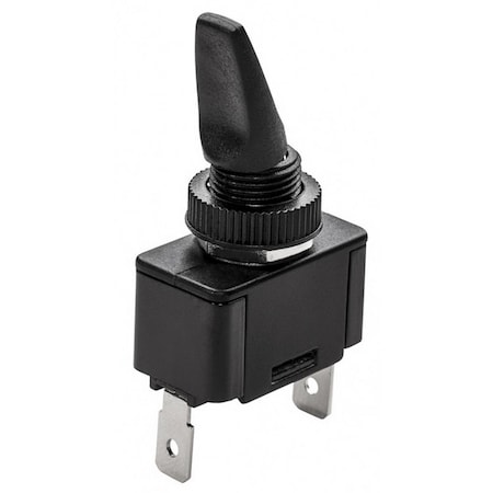 Luces S8078C Mom-On-Off-Mom Toggle Switch, Black LU3035242 | Zoro
