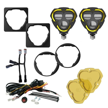 Kc Hilite 97155 Flex Era 3 Dual Mode SAE Fog Light