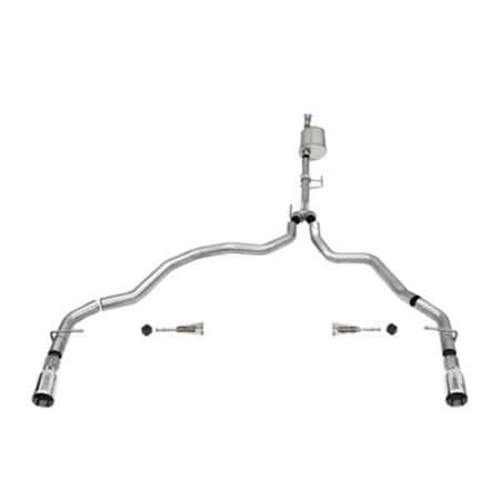 Corsa 21167 Sport Dual Rear Exhaust System for 2021-2023 Ford F150 3.5T Ecoboost