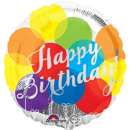 Rarity 18 in. Birthday Balloons HX - Assorted - 18in. RA3572678 | Zoro