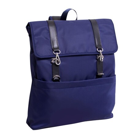 A1 Luggage 15 in. Element Nylon Flap Over Laptop Backpack, Navy ...